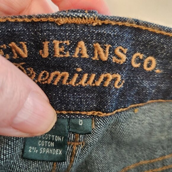 Lauren Jeans Co. Premium Blue Jeans Straight Leg, Size 6 - Picture 10 of 11